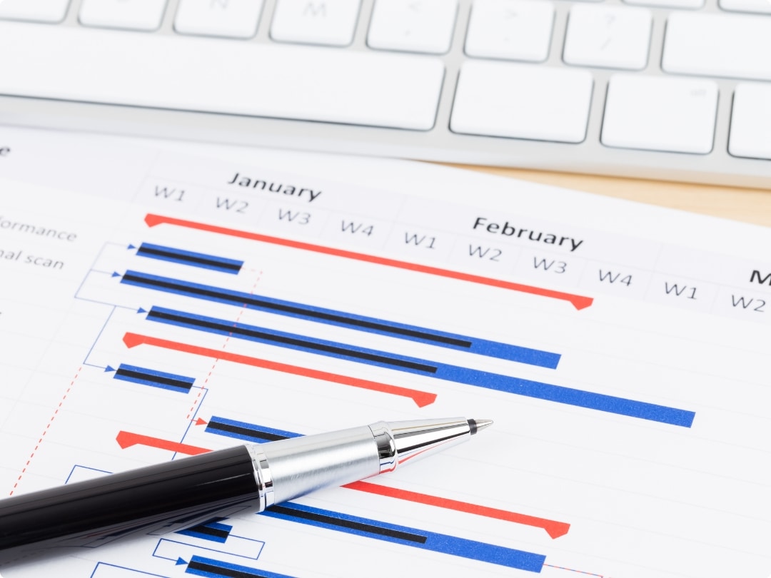 正確な工程表の準備